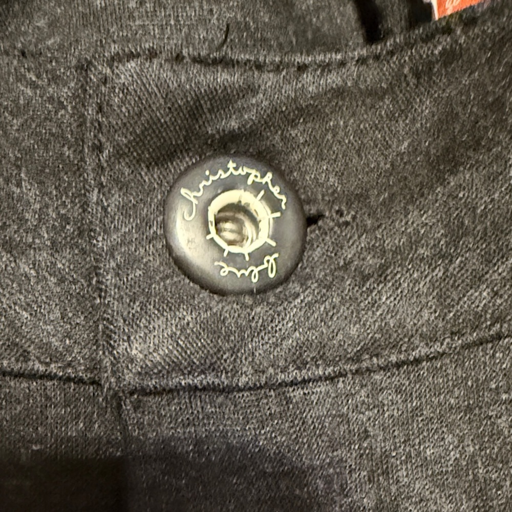 Christopher Blue Charcoal Trousers - Picture 8 of 8